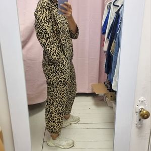 Asos leopard print jumpsuit